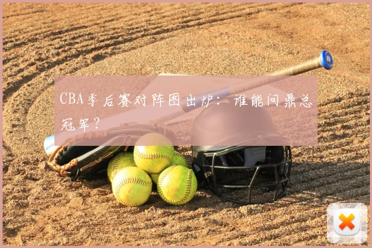 CBA季后赛对阵图出炉：谁能问鼎总冠军？